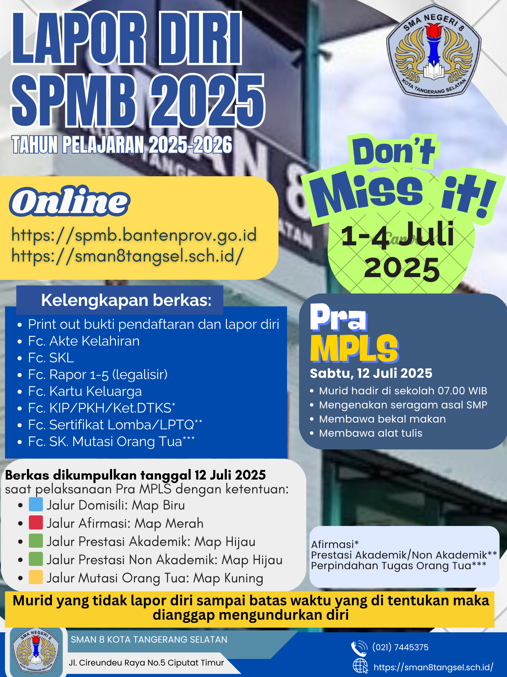 Daftar Ulang SPMB 2025